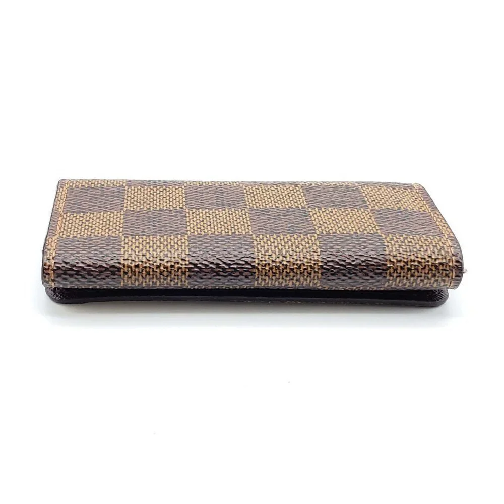 100% Authentic Louis Vuitton Damier Multicles 4 Ring Key Case